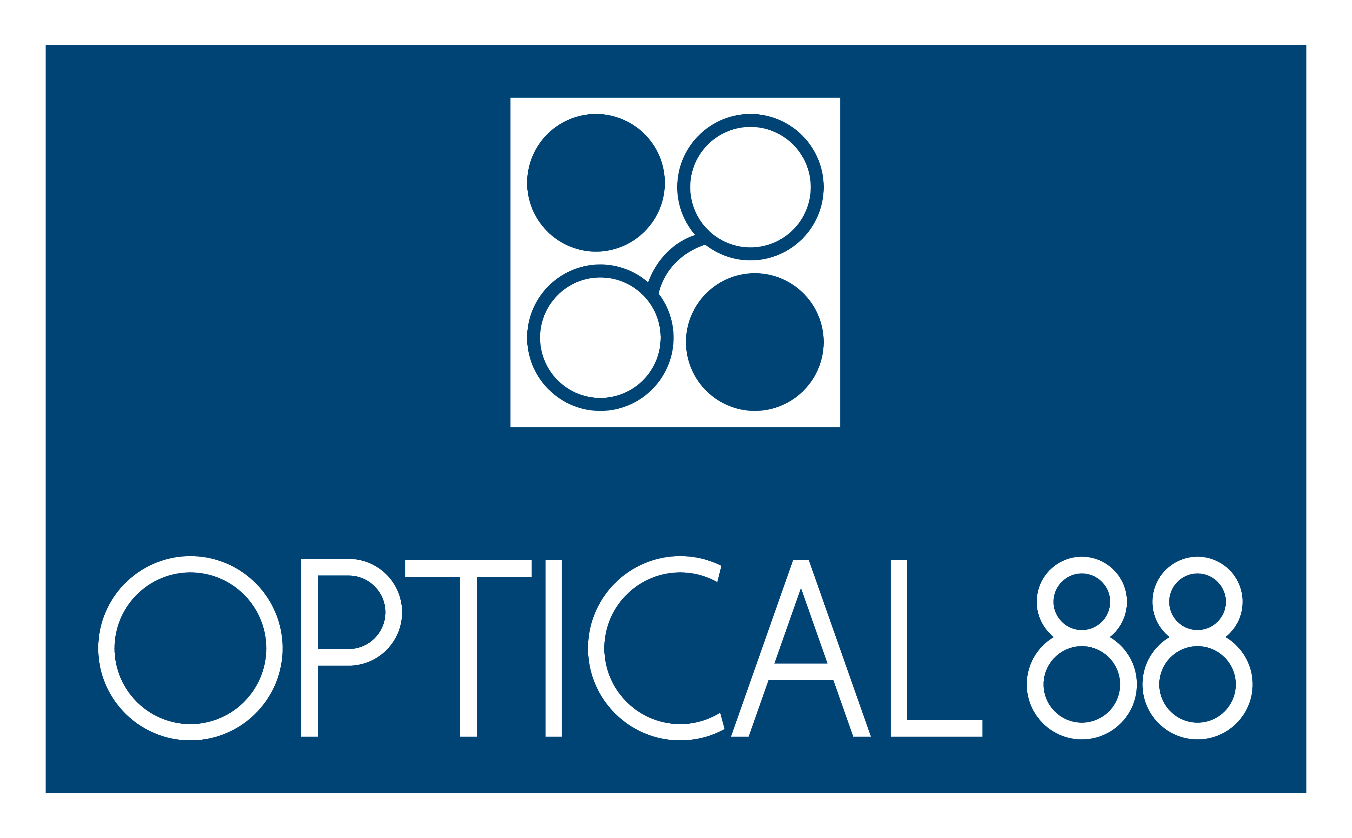 The OPTICAL 88 logo.