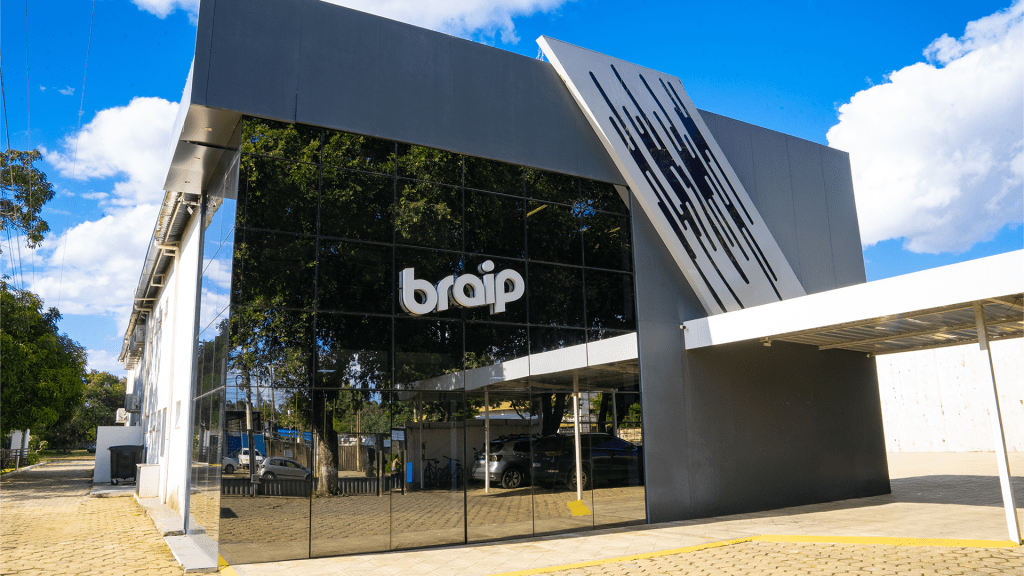 Vue extérieure des bureaux de Braip.