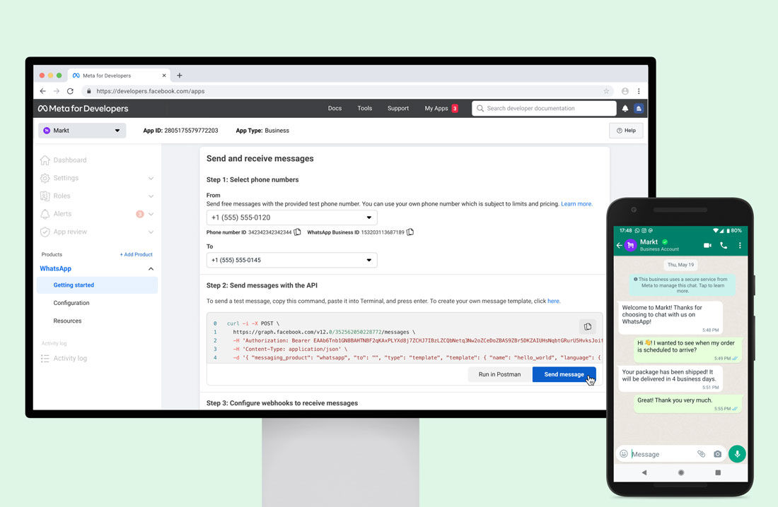 Dasbor Meta untuk Developer