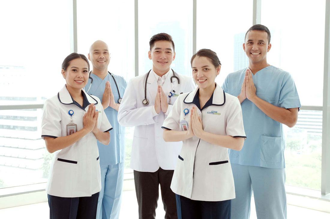 A team of medical professionals
