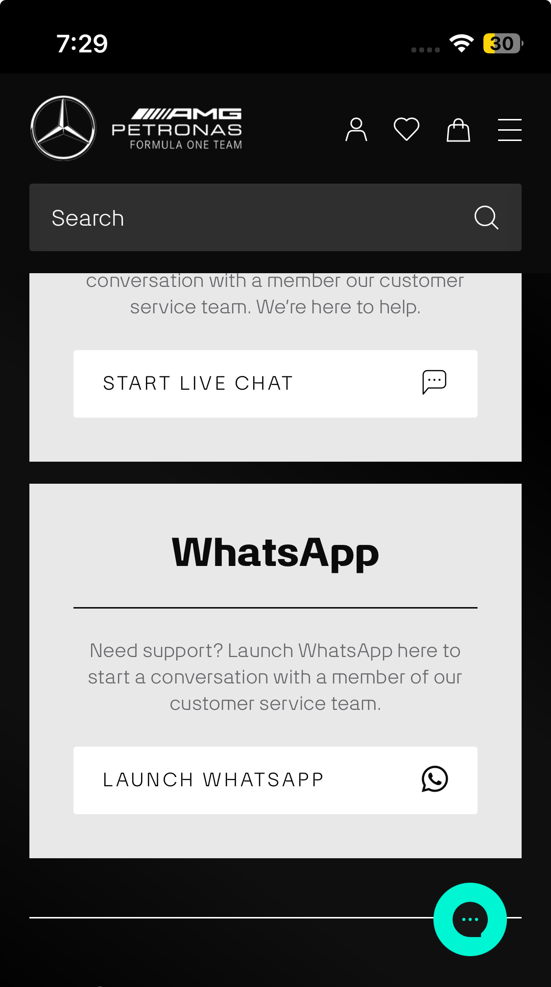 Mercedes including whatsapp function
