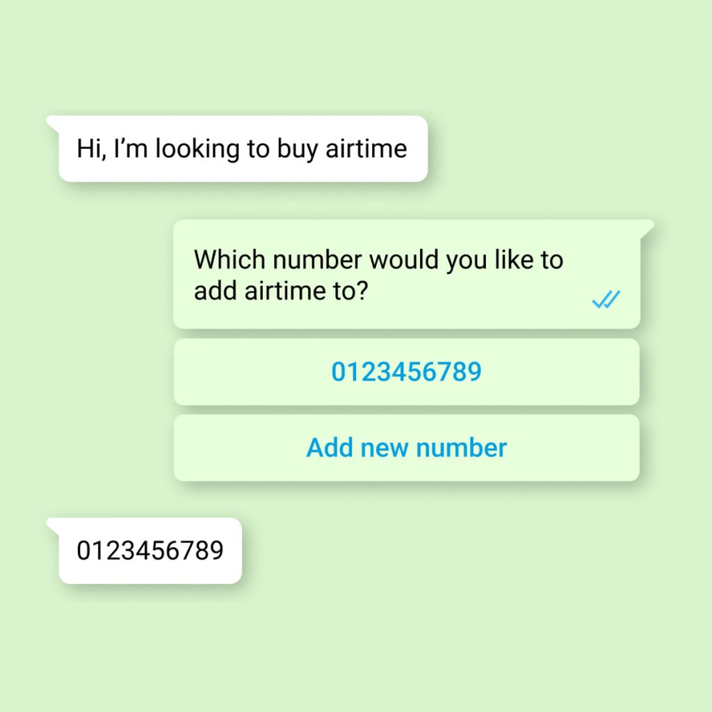 Conversation thread of product and customer