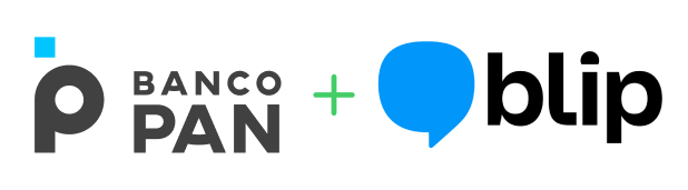 Logos de Banco PAN et de Blip