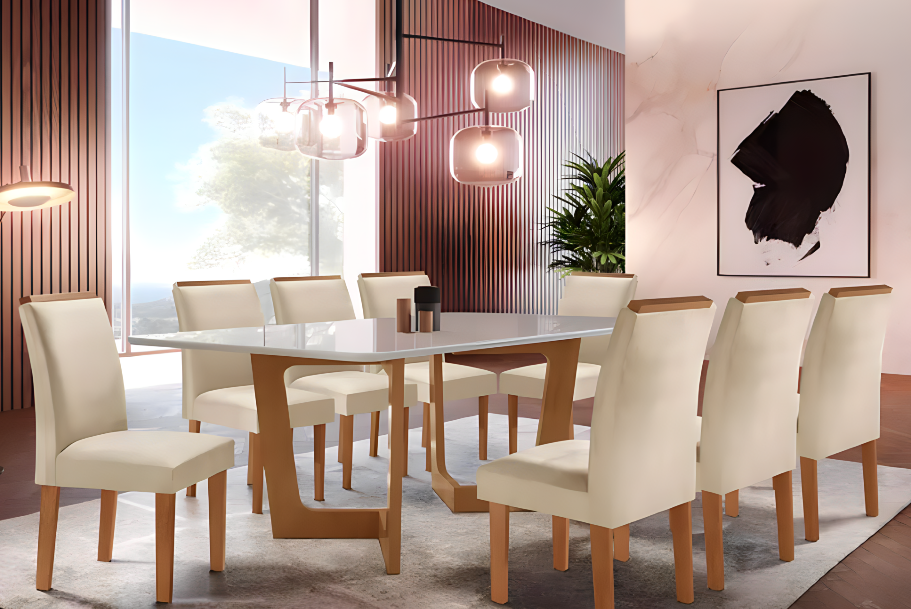 A nice dining room.