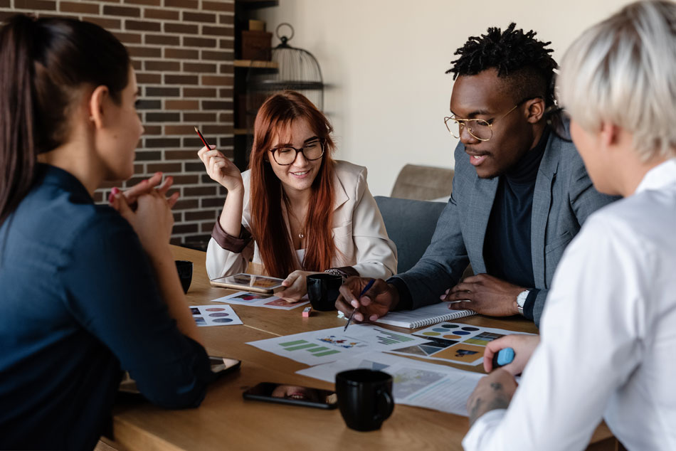 Group of people in a meeting