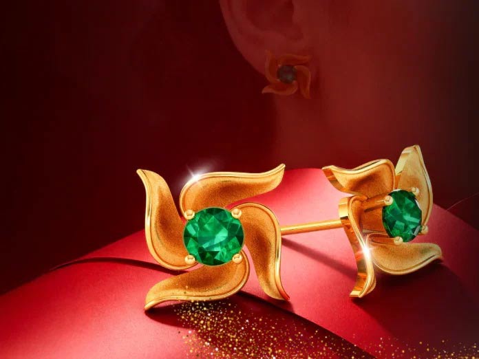 PC Chandra Jewelers earrings