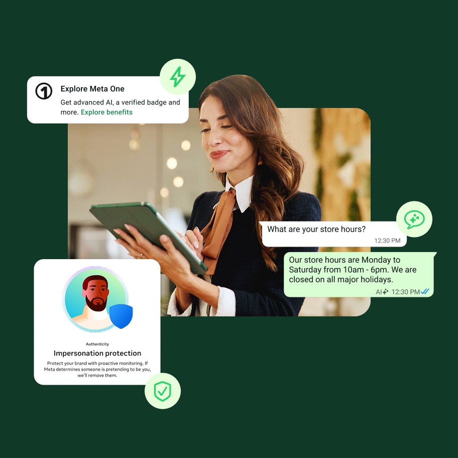 Meta One features graphic