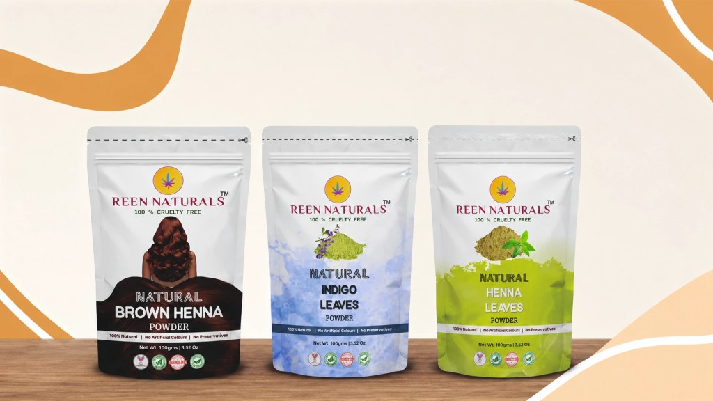 three Reen Naturals products featured