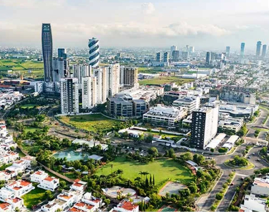 Vista panorámica de una ciudad