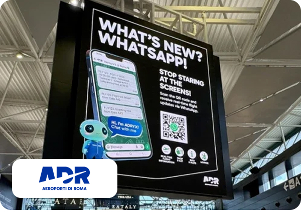 Airport billboard